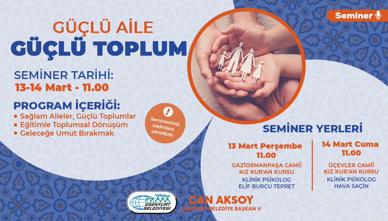 Güçlü Aile, Güçlü Toplum