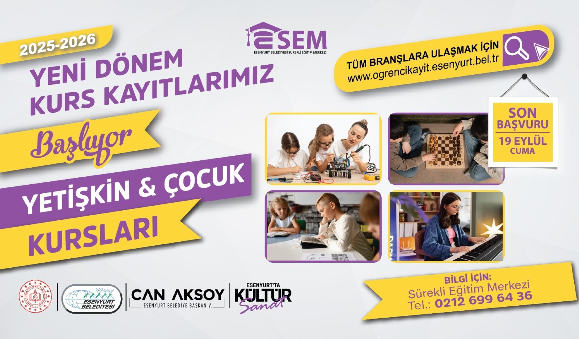 2025-2026 Yeni Dönem Kurs Kayıtlarımız Başlıyor