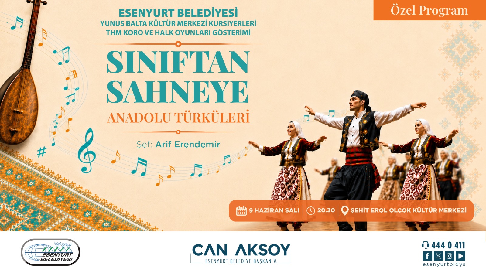 SINIFTAN SAHNEYE ANADOLU TÜRKÜLERİ