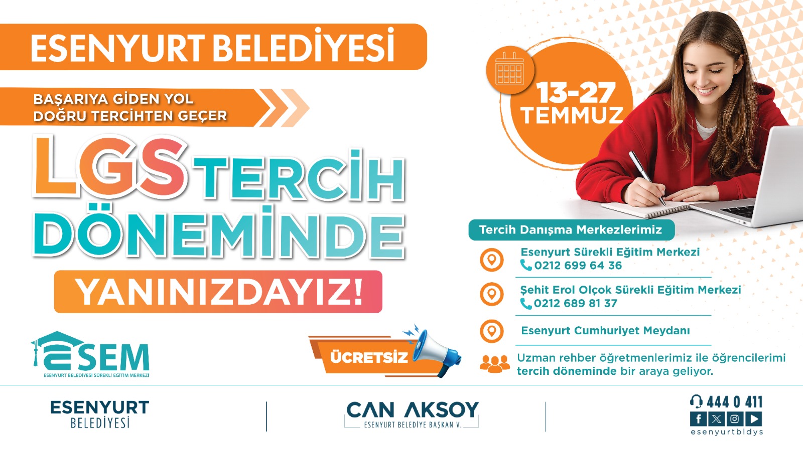 LGS Tercih Döneminde Yanınızdayız!
