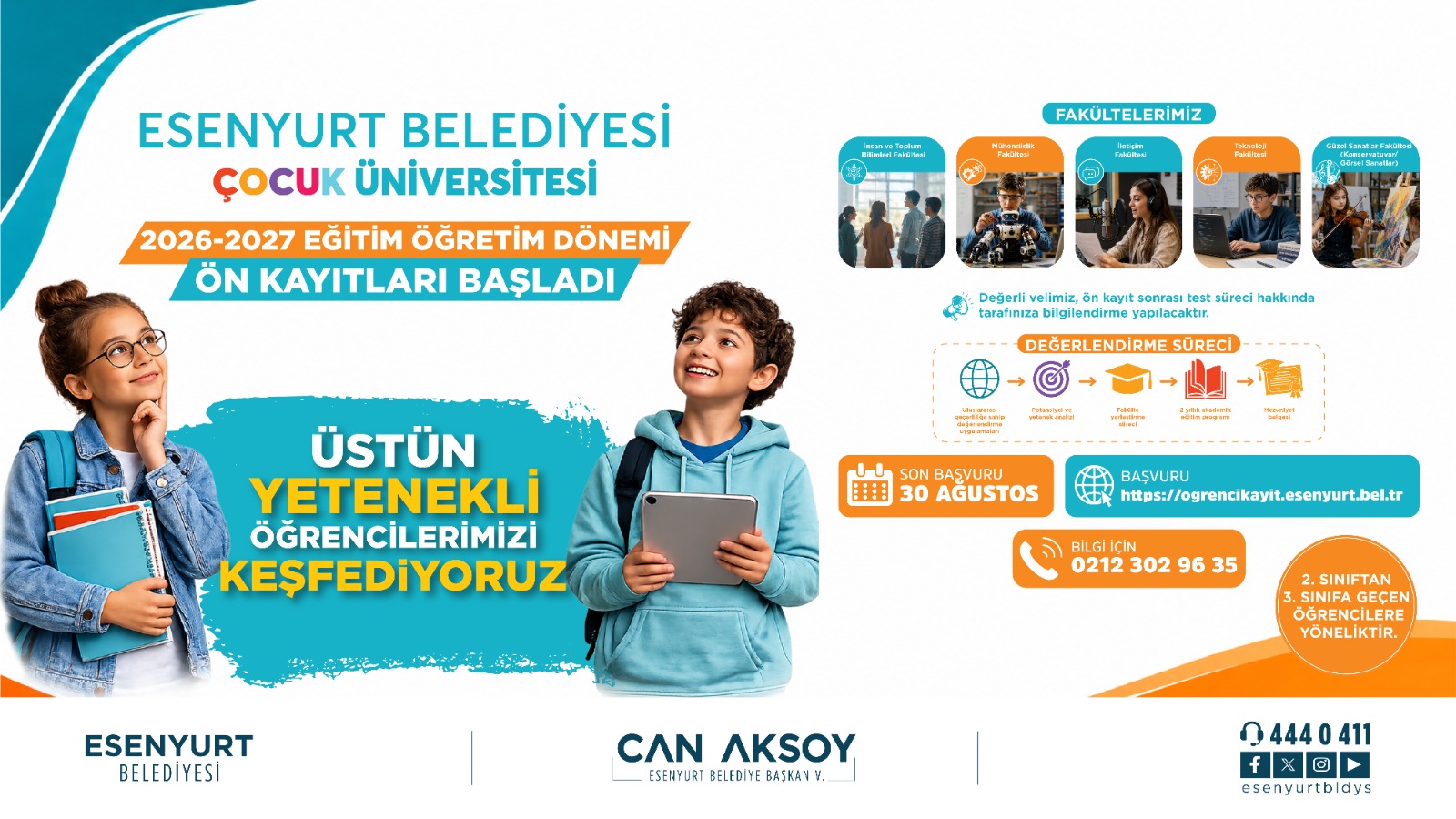 Çocuk Üniversitesi Ön Kayıtları Başladı