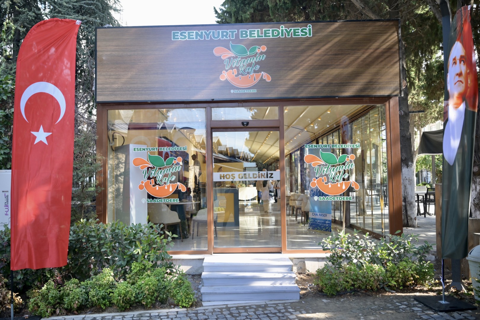 Saadetdere Vitamin Kafe, İlk Gününde Gazilerle Buluştu