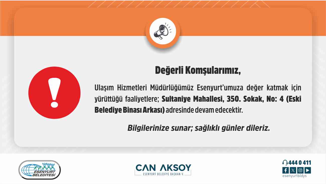 Ulaşım Hizmetleri Müdürlüğü 