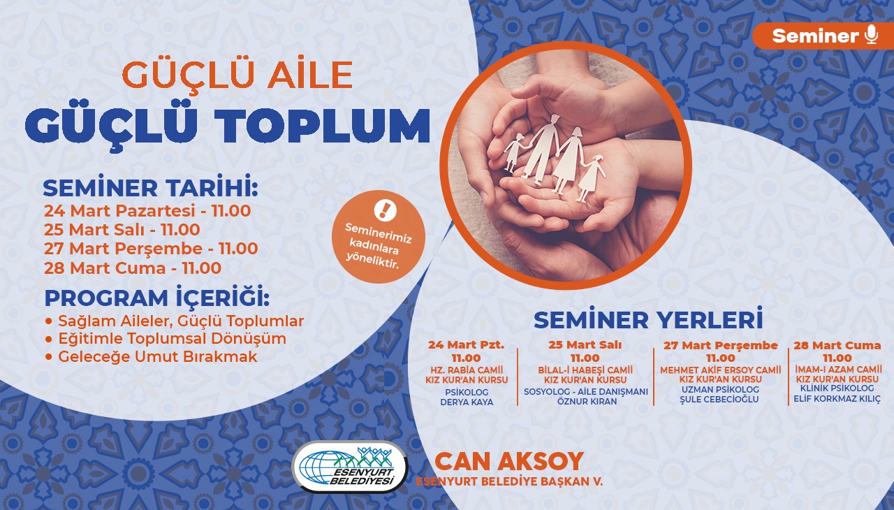 Güçlü Aile, Güçlü Toplum