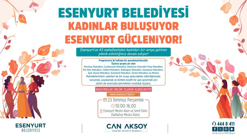 Kadınlar Buluşuyor, Esenyurt Güçleniyor!